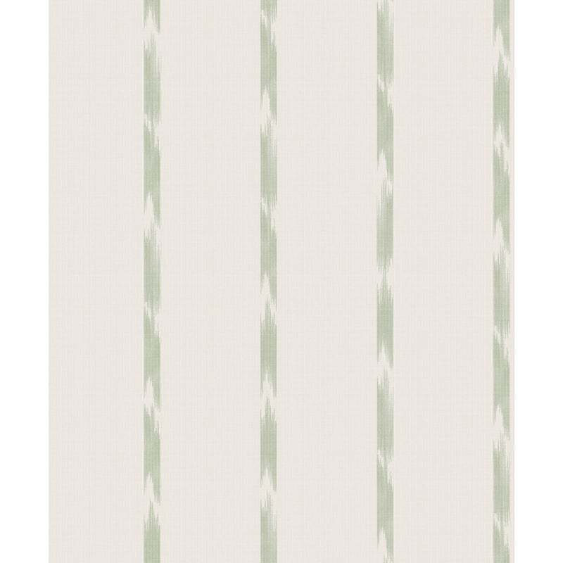 Tapeta paski zielonym - 53 cm x 10 m - SANDERS & SANDERS