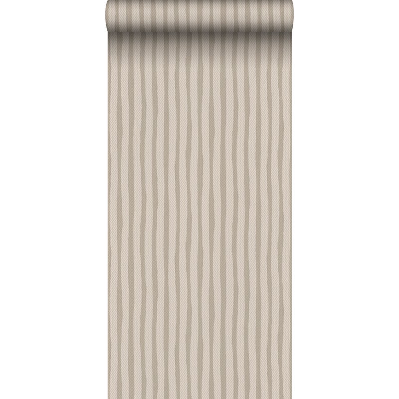 Tapeta paski beżowym - 53 cm x 10 m - SANDERS & SANDERS