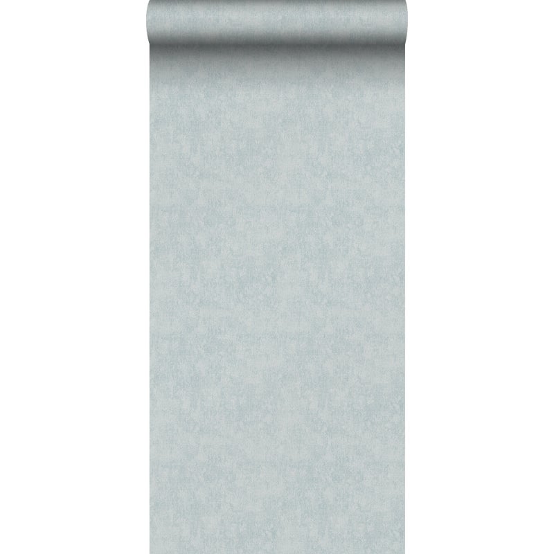 Tapeta lniana tekstura jasnoniebieskim - 53 cm x 10 m - SANDERS & SANDERS