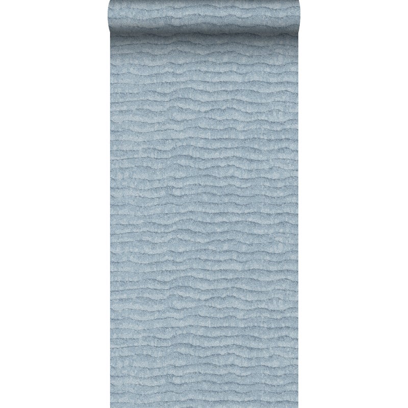 Tapeta zwykły niebieskim - 53 cm x 10 m - SANDERS & SANDERS