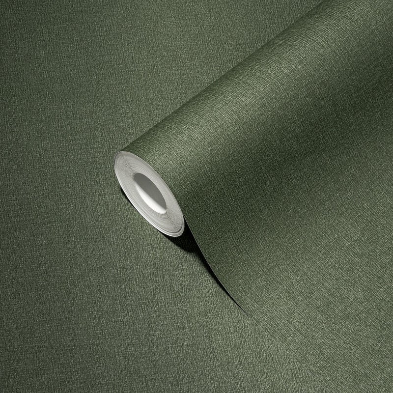 Tapeta zwykły zielonym - 53 cm x 10.05 m - LIVINGWALLS