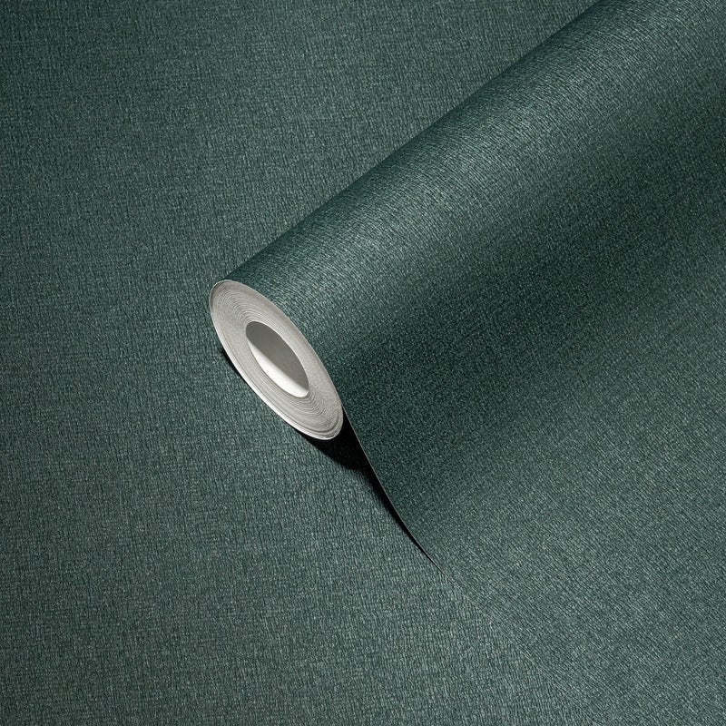 Tapeta zwykły petrol blueIzielonym - 53 cm x 10.05 m - LIVINGWALLS