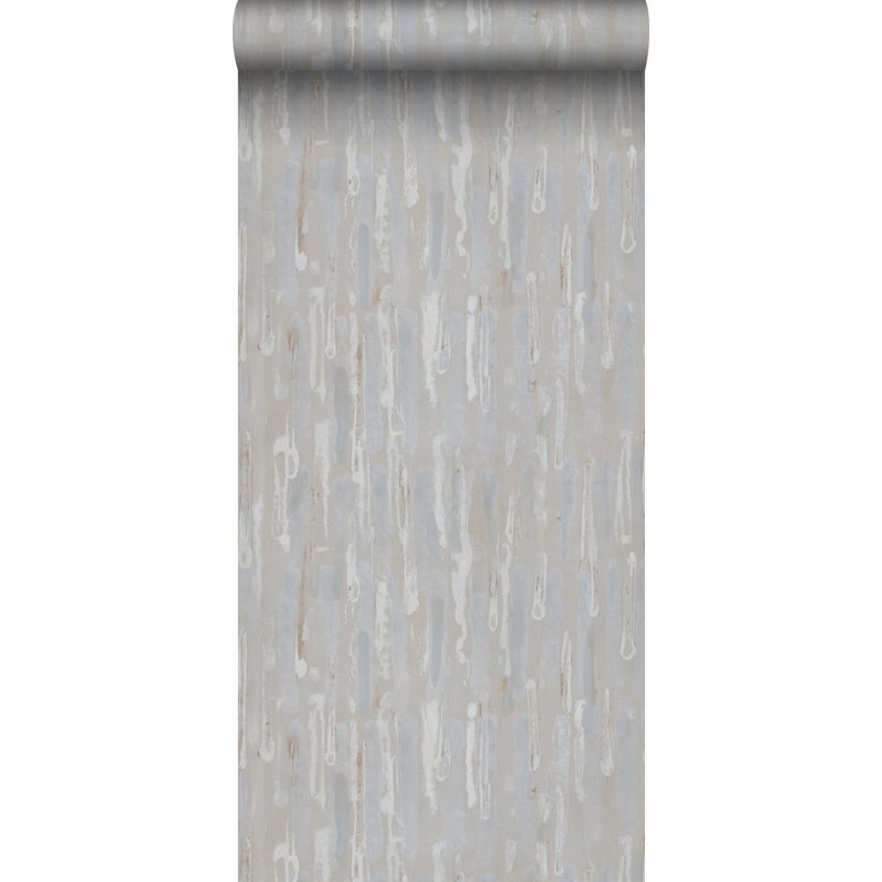 Tapeta wygląd drewna niebieskoszarym - 53 cm x 10 m - SANDERS & SANDERS