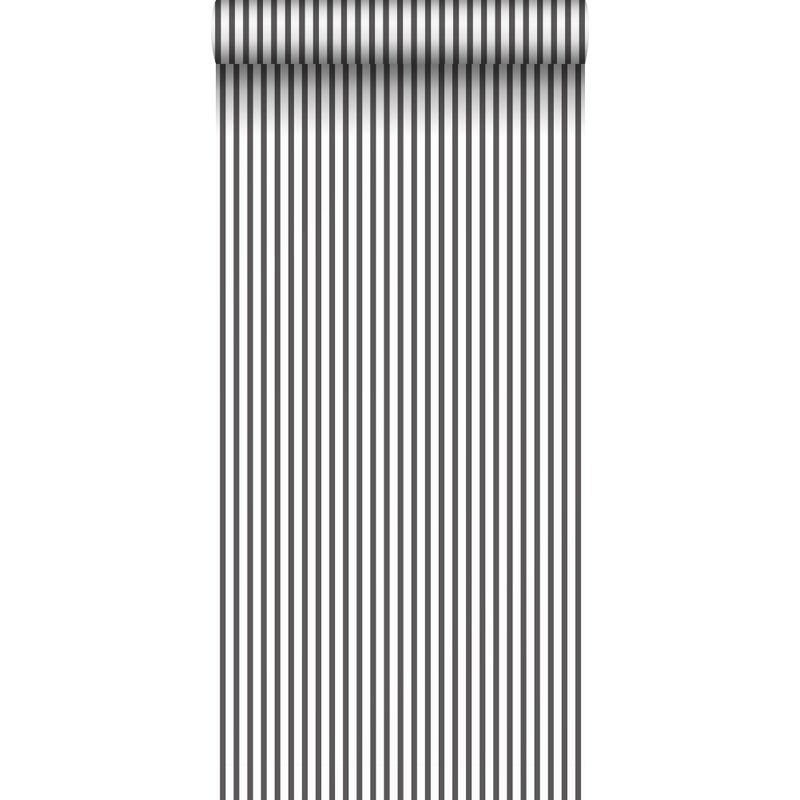 Tapeta paski czarnymIbiałym - 53 cm x 10 m - SANDERS & SANDERS