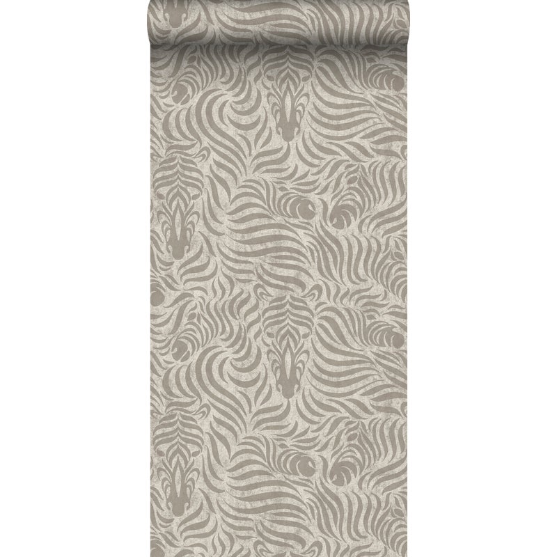 Tapeta zebry szarym - 53 cm x 10 m - SANDERS & SANDERS