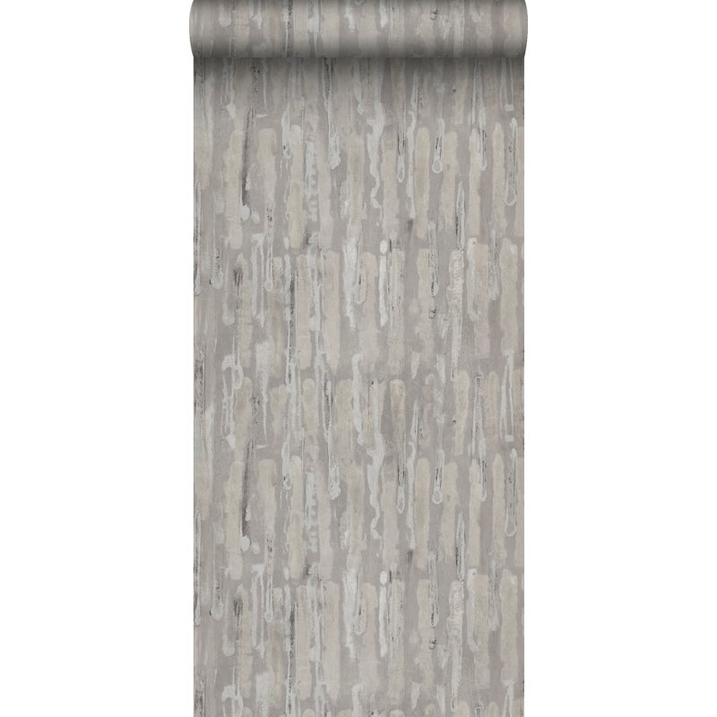 Tapeta wygląd drewna ciemnoszarym - 53 cm x 10 m - SANDERS & SANDERS