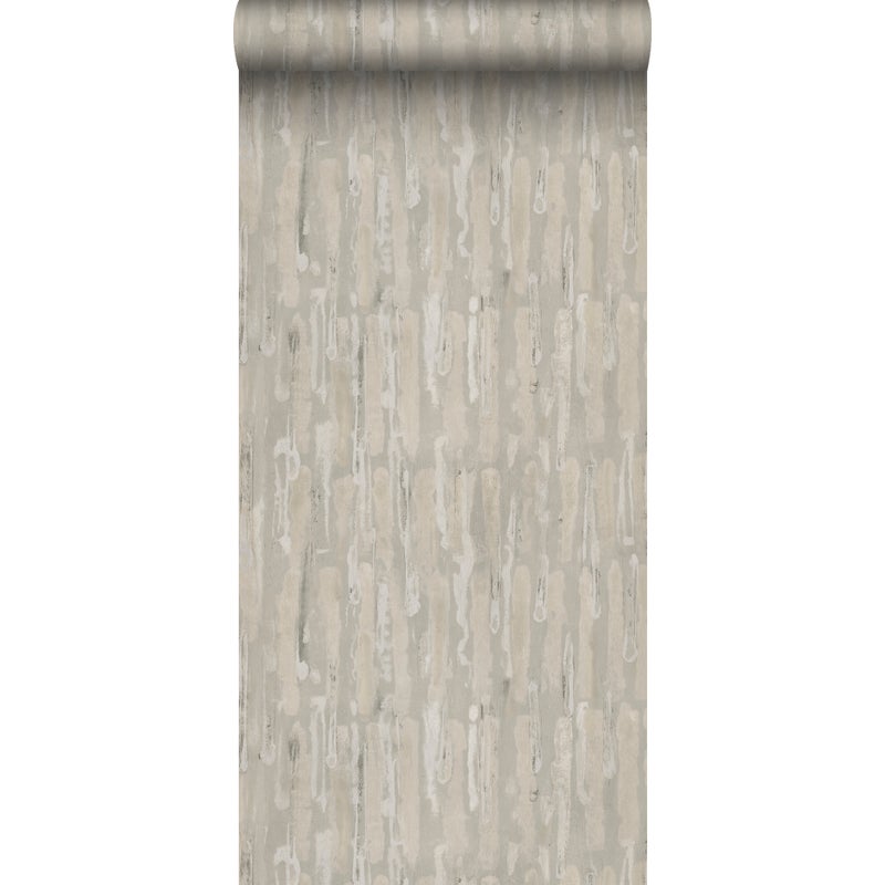 Tapeta wygląd drewna beżowym - 53 cm x 10 m - SANDERS & SANDERS