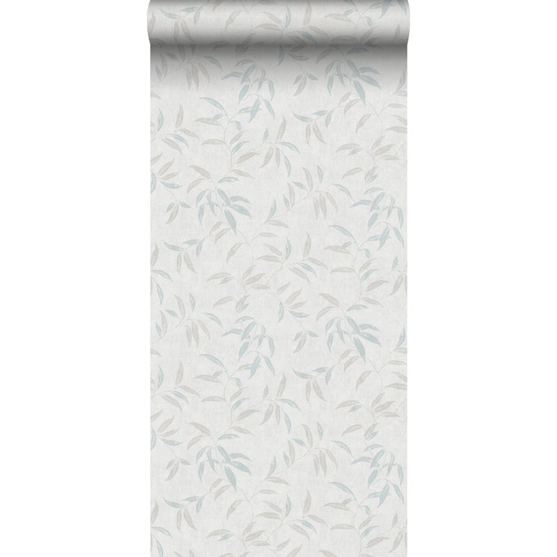 Tapeta przejrzeć szaro-niebieskim - 53 cm x 10 m - SANDERS & SANDERS