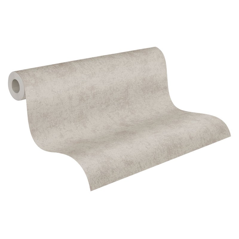 Tapeta metalowe talerze srebrnym,szarymImetalicznym - 53 cm x 10.05 m - LIVINGWALLS