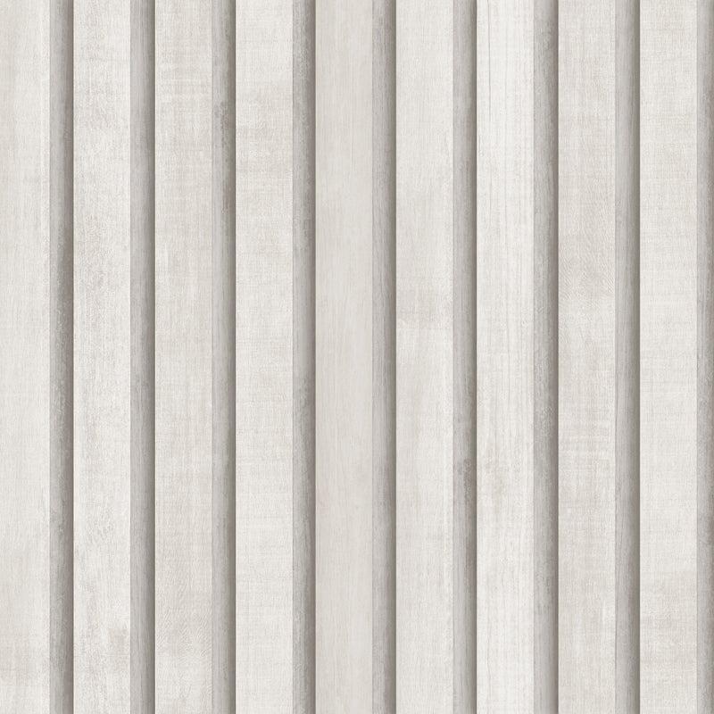 Tapeta drewniane panele ścienne 3d ciemny beż - 53 cm x 10 m - SANDERS & SANDERS