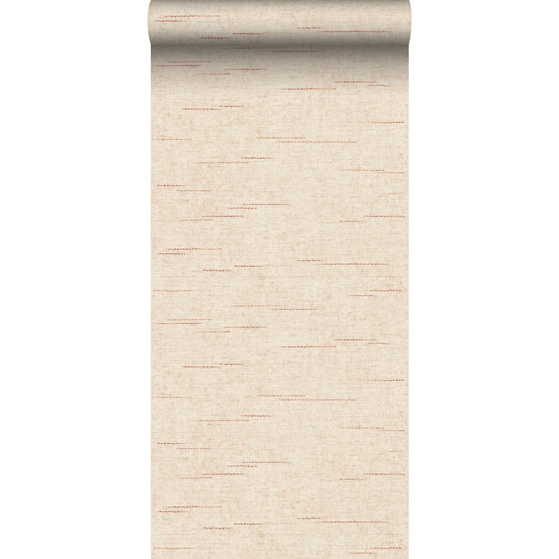 Tapeta tkana struktura beżowym - 53 cm x 10 m - SANDERS & SANDERS