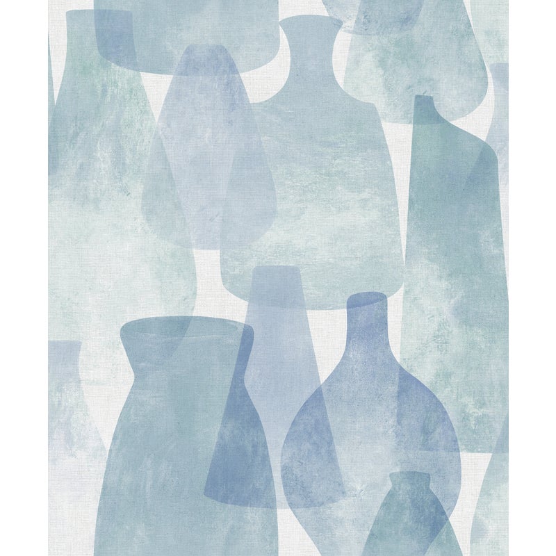 Tapeta ceramika niebieskim - 53 cm x 10 m - SANDERS & SANDERS