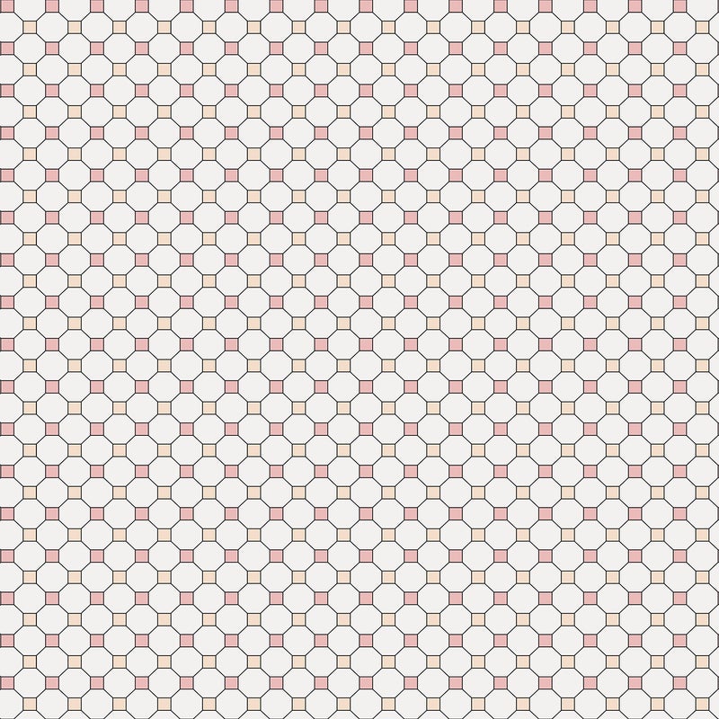 Tapeta diamenty beżowymIstarego różu - 53 cm x 10 m - SANDERS & SANDERS