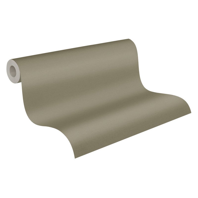 Tapeta zwykły zielonymIzielonym khaki - 53 cm x 10.05 m - LIVINGWALLS