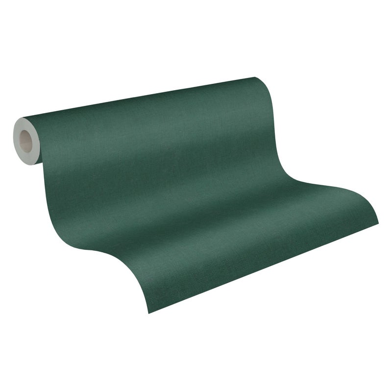 Tapeta zwykły zielonymIciemnej zieleni - 53 cm x 10.05 m - A.S. CRÉATION