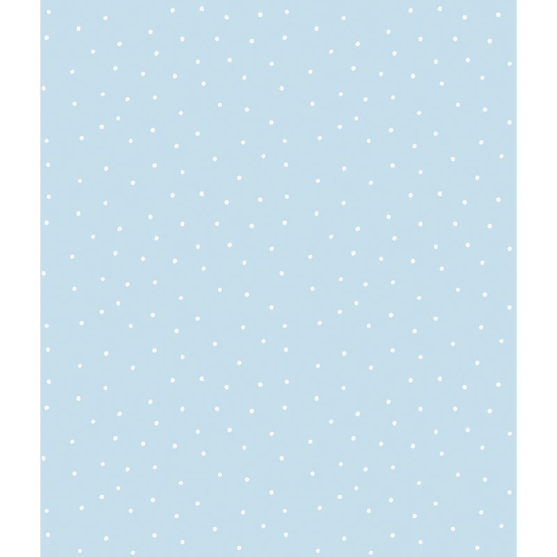 Tapeta kropki niebieskimIbiałym - 53 cm x 10 m - SANDERS & SANDERS