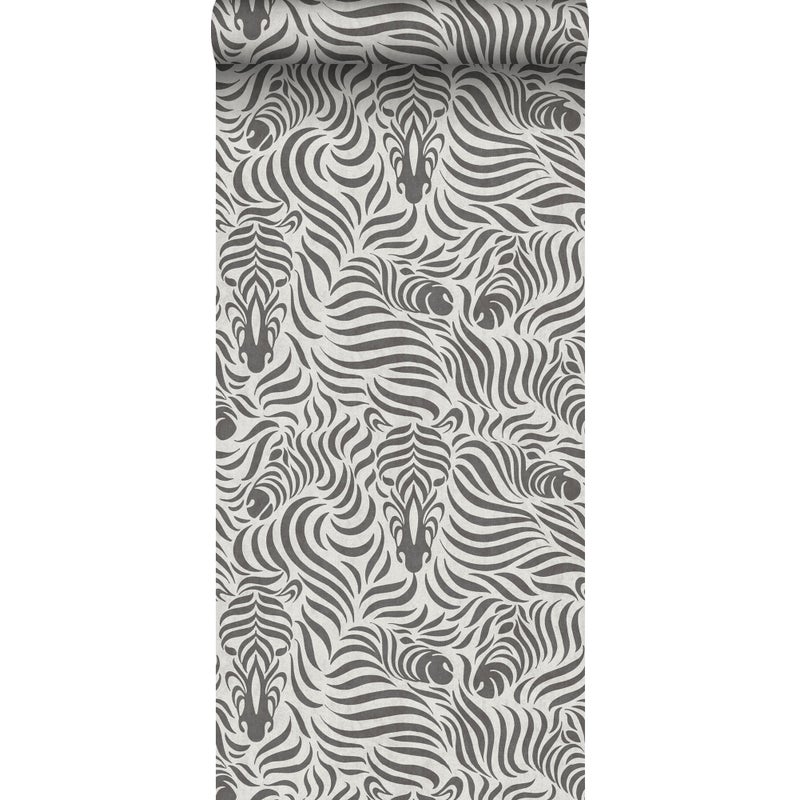 Tapeta zebry czarnymIbiałym - 53 cm x 10 m - SANDERS & SANDERS