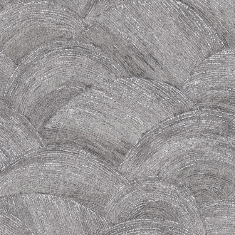 Tapeta motyw art déco szarymIsrebrnym - 53 cm x 10.05 m - LIVINGWALLS