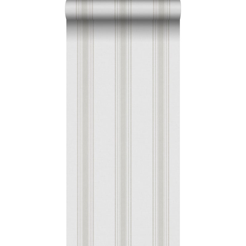 Tapeta paski szarym - 53 cm x 10 m - SANDERS & SANDERS