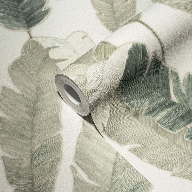 Tapeta przejrzeć białym,zielonymIniebieskim - 53 cm x 10.05 m - LIVINGWALLS