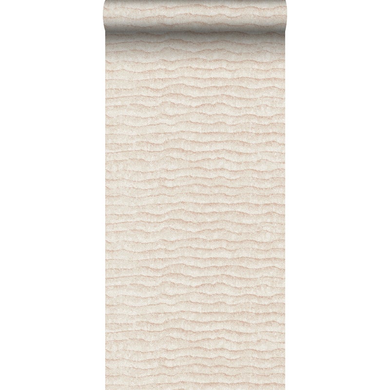 Tapeta zwykły piaskowego beżu - 53 cm x 10 m - SANDERS & SANDERS