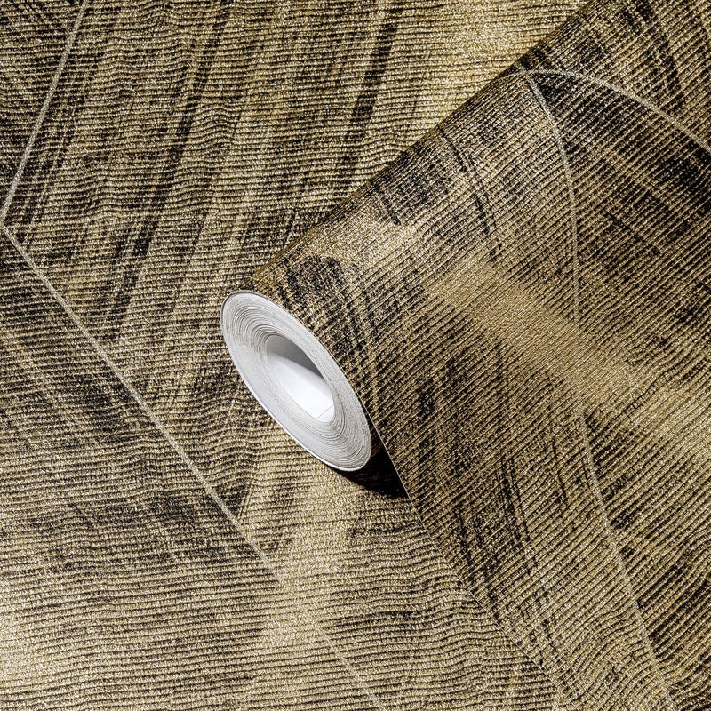 Tapeta motyw graficzny złotymIczarnym - 53 cm x 10.05 m - A.S. CRÉATION