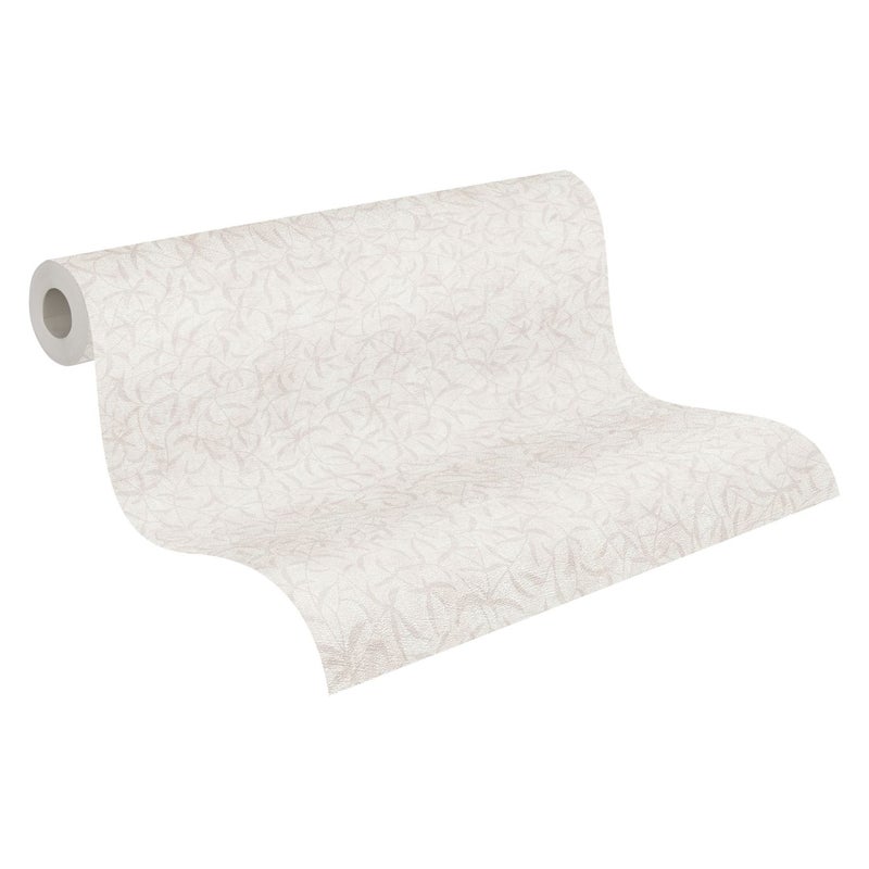 Tapeta przejrzeć kremowym,szarymIbeżowym - 53 cm x 10.05 m - A.S. CRÉATION