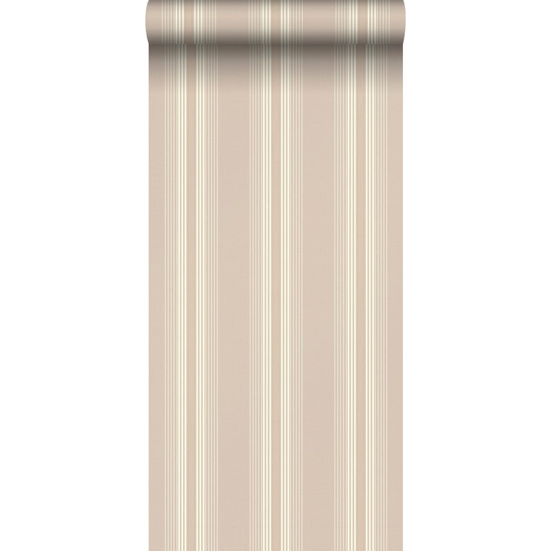 Tapeta paski beżowym - 53 cm x 10 m - SANDERS & SANDERS