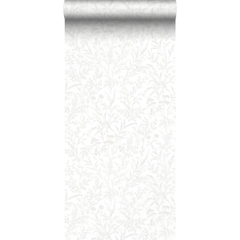 Tapeta kwiaty polne białym - 53 cm x 11.2 m - BORASTAPETER