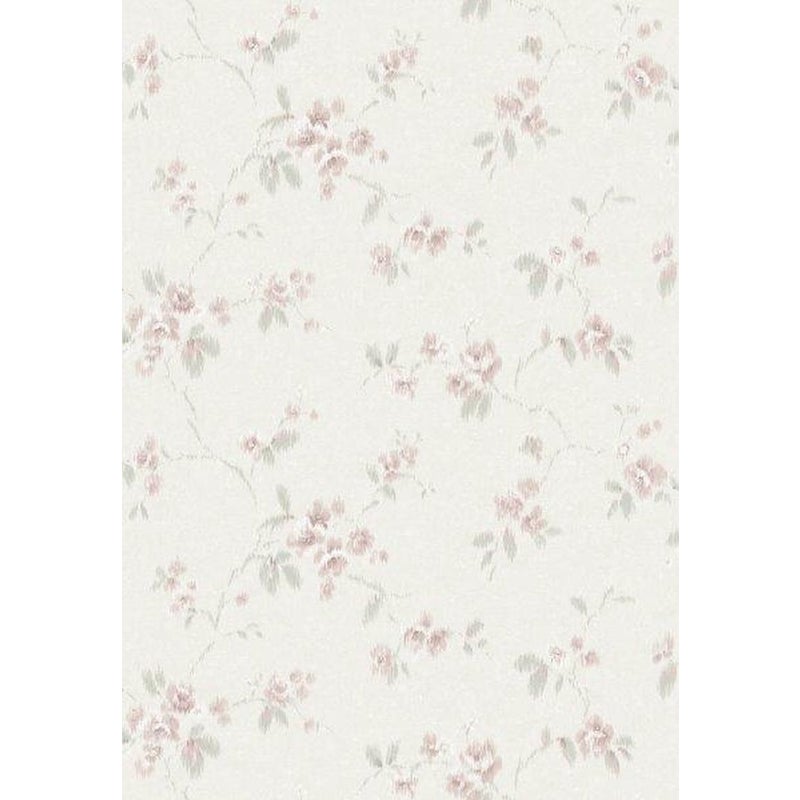 Tapeta kwiaty białymIróżowym - 53 cm x 10.05 m - BORASTAPETER