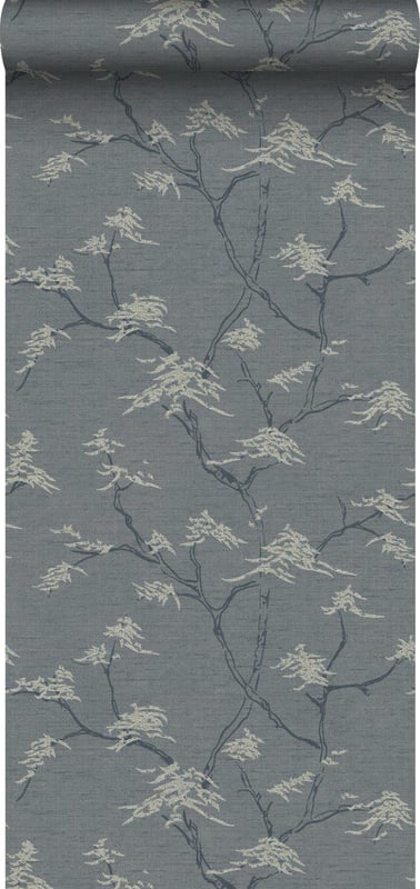 Tapeta przejrzeć szaro-niebieskim - 53 cm x 10.05 m - BORASTAPETER