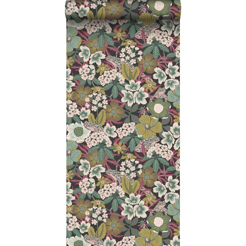 Tapeta przejrzeć zielonymIw wielu kolorach - 49 cm x 10.05 m - BORASTAPETER