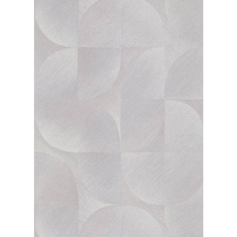 Tapeta półkola w stylu retro jasnoszarym - 53 cm x 10.05 m - ERISMANN