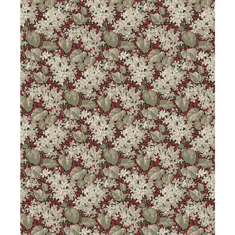 Tapeta kwiaty czerwonymIbiałym - 53 cm x 10.05 m - BORASTAPETER