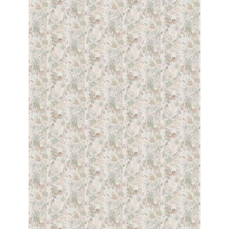 Tapeta las ze zwierzętami leśnymi beżowym - 53 cm x 10.05 m - BORASTAPETER