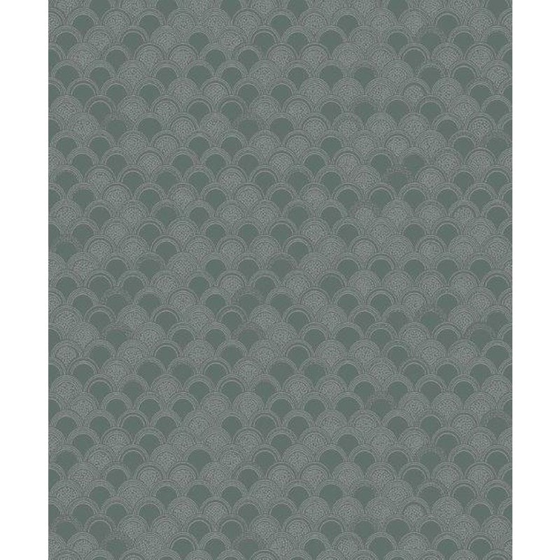 Tapeta motyw art déco zielonym - 53 cm x 10.05 m - BORASTAPETER