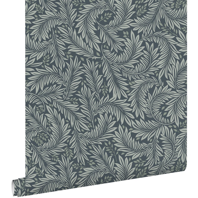 Tapeta przejrzeć szaro-niebieskim - 50 x 900 cm - ESTAHOME