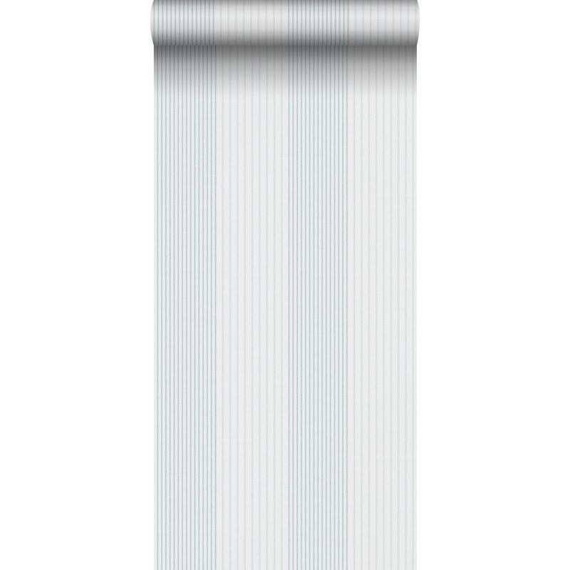 Tapeta paski szaro-niebieskim - 53 cm x 10.05 m - SANDERS & SANDERS