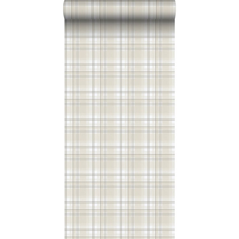Tapeta diamenty beżowymIszarym - 53 cm x 10.05 m - SANDERS & SANDERS