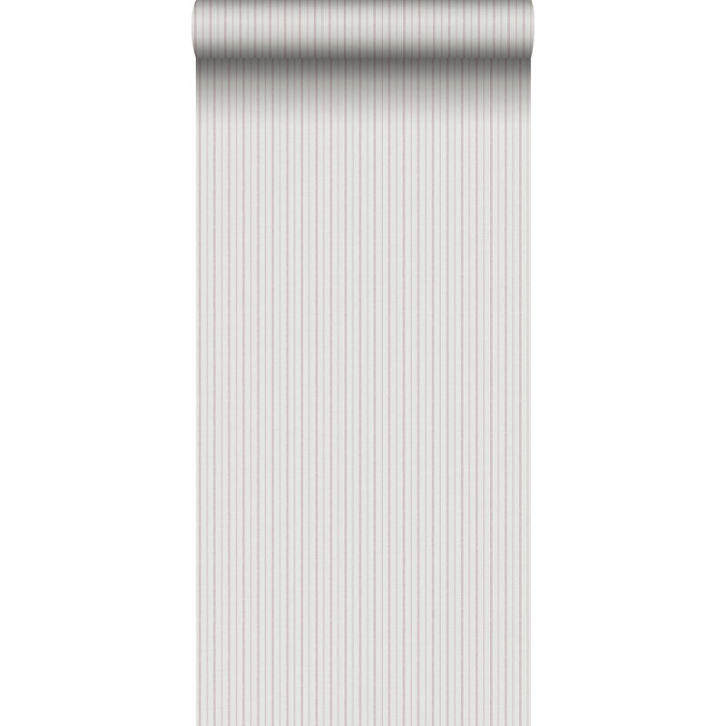 Tapeta paski szarymIczerwonym - 53 cm x 10.05 m - SANDERS & SANDERS