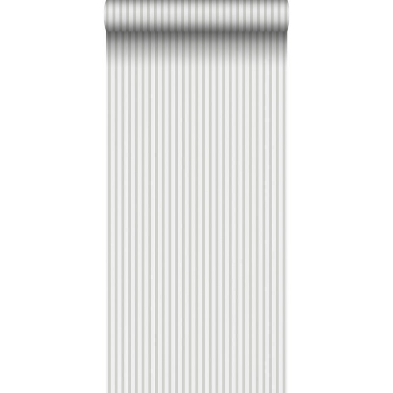 Tapeta paski jasnoszarym - 53 cm x 10.05 m - SANDERS & SANDERS