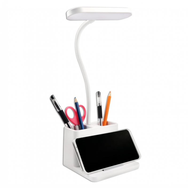 Lampka biurkowa LED 5 W, 3 tryby oświetlenia i 3 regulowane poziomy jasności, lampka biurkowa dla dzieci z możliwością ładowania przez USB, giętka szy