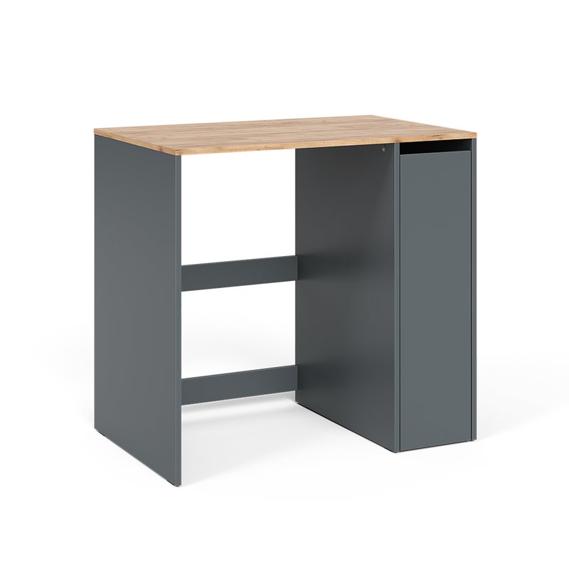 Vicco Szafka pod pralkę Viktor, Antracyt/złoty dąb, 93.6 x 88.2 cm z przegródkami i drzwiami