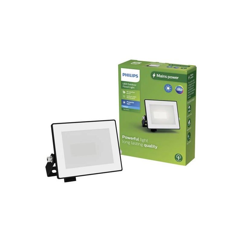 Naświetlacz LED Philips Projektor zewnętrzny 10W 950lm 5000K IP65 Czarny Lois