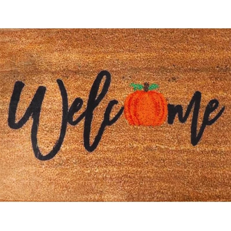 Wycieraczka na Halloween, Święto Dziękczynienia, powitanie jesieni, dekoracyjna, antypoślizgowa wycieraczka w kształcie dyni, mata łazienkowa na drzwi