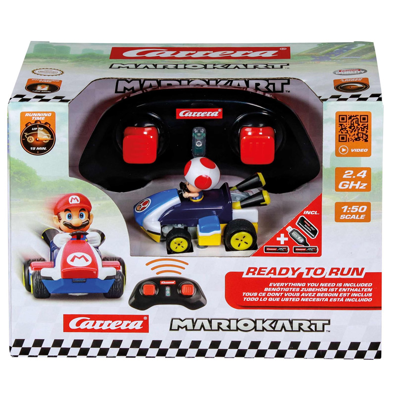 Carrera RC - Mario Kart Mini RC, Toad 2.4GHz 430035