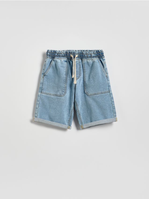 Reserved - Jeansowe szorty - niebieski