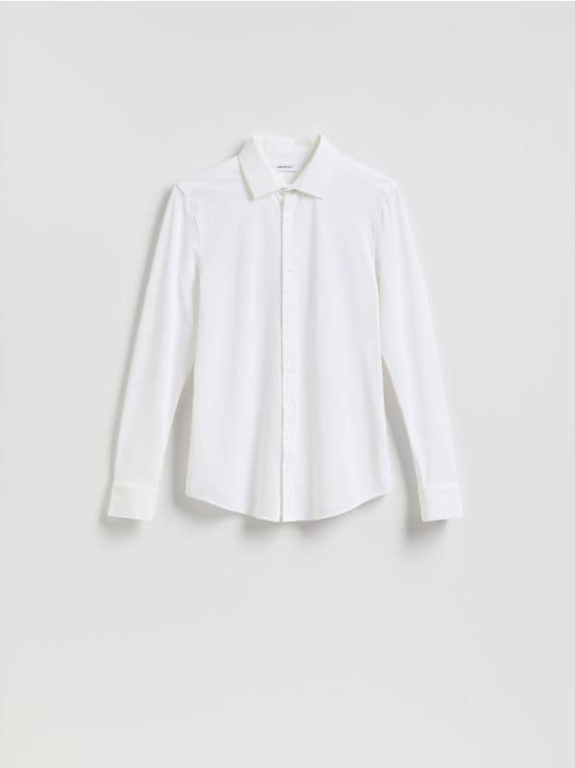 Reserved - Koszula super slim fit - biały