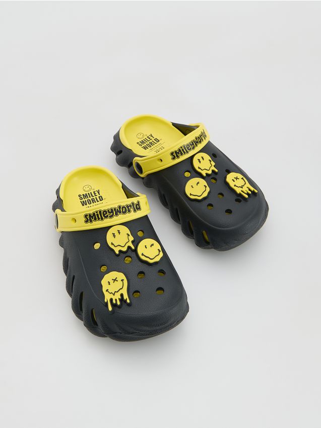Reserved - Klapki SmileyWorld® - czarny