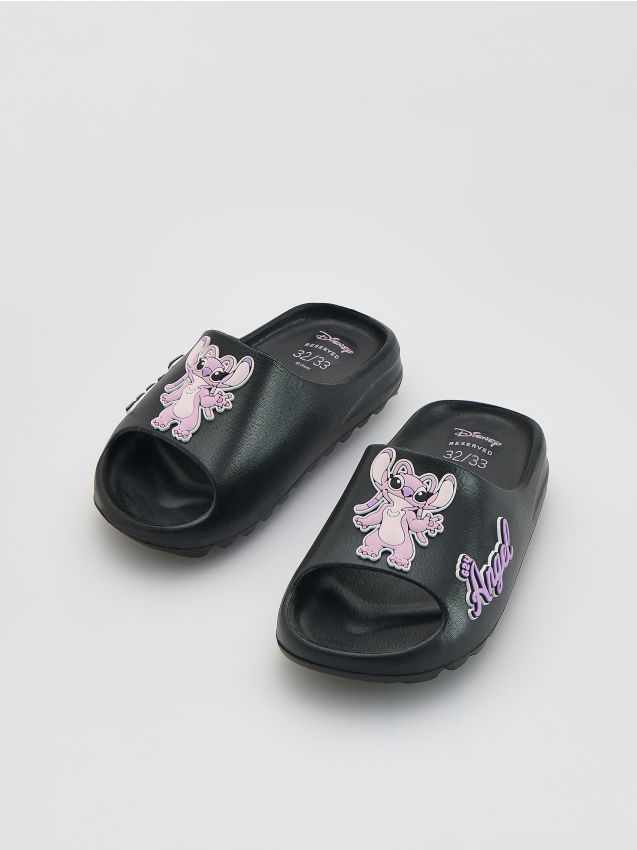 Reserved - Klapki Lilo i Stitch - czarny